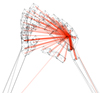 Loops: Choosing hierarchies within colony of motion-captured points of hands.